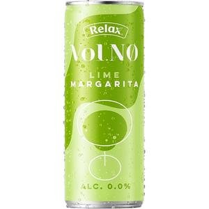 Relax VolNO - sýtený nealkoholický nápoj s príchuťou Lime Margarita 330 ml / plech