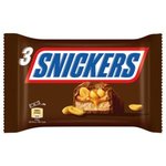 Snickers čokoládová tyčinka 150 g (3x50g)