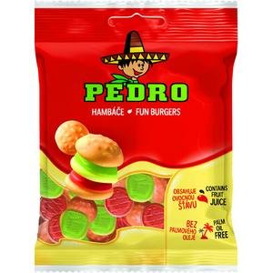 Pedro Hamburgery - želé cukríky s ovocnými príchuťami 80g