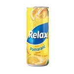 Relax Pomaranč - sýtená limonáda 330 ml / plech.